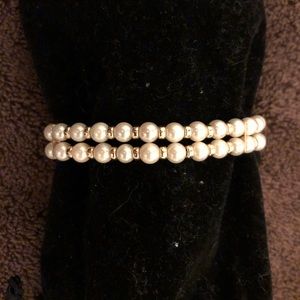 Pearl and 14k Gold Bracelet